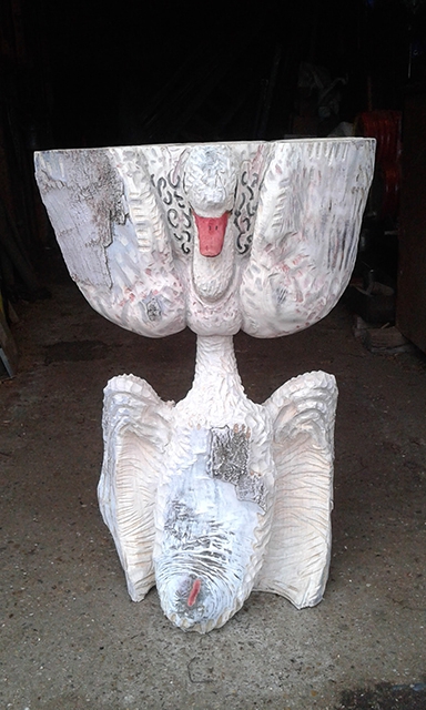Zwaan en torso